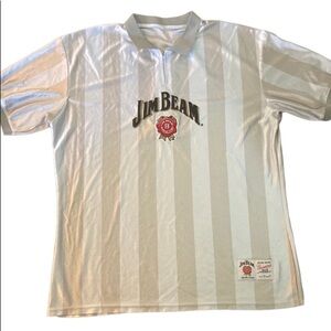 Vintage Jim Beam size large polyester shirt! Jim Beam officially licensed!